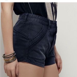 {NWT} $78 FREE PEOPLE Sweet Surrender Denim Jean Shorts size 26